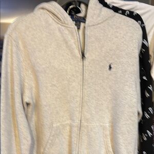 Polo by Ralph Lauren Cream Hoodie Set